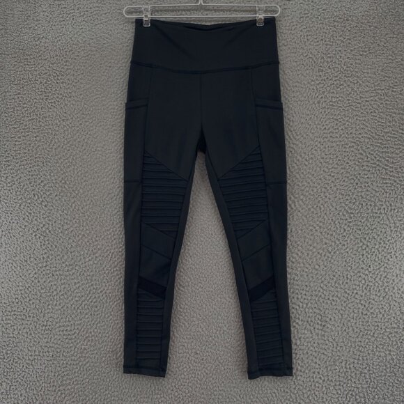Constantly Varied Gear Leggings Womens Extra Small Black Moto Capri Stretch CVG - Picture 1 of 11
